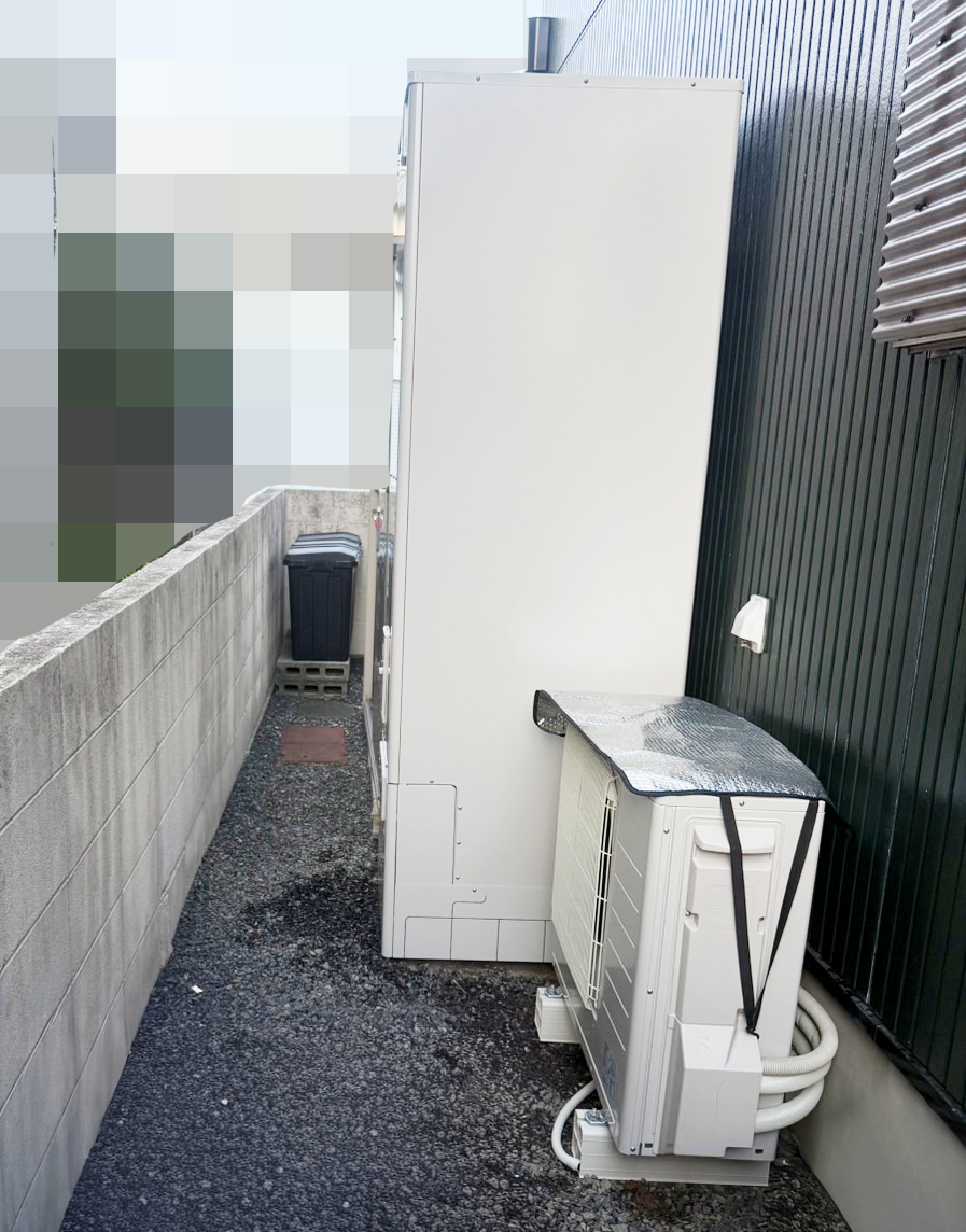 実績写真：三菱 エコキュート入替　今治市N様邸