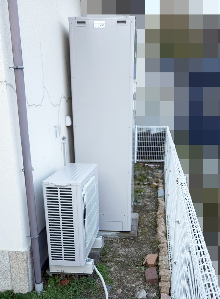 実績写真：三菱エコキュート入替　砥部町O様邸