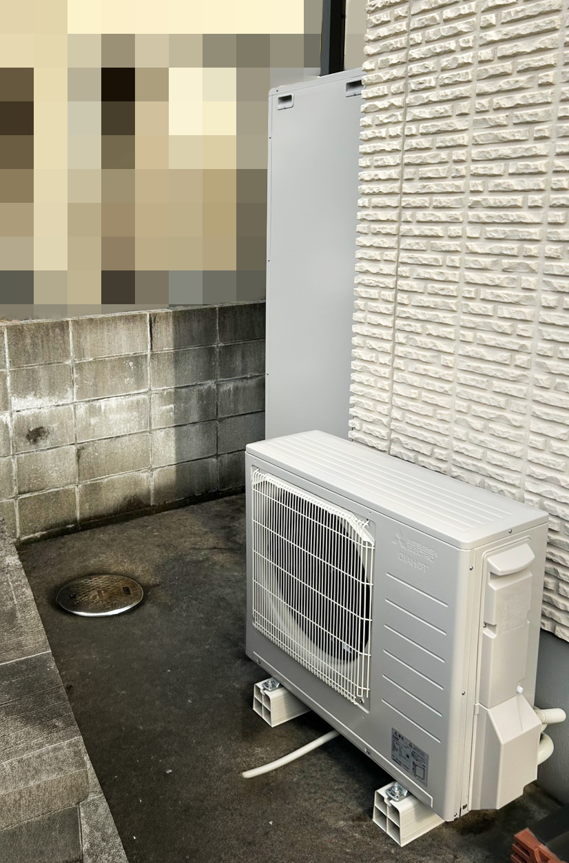 実績写真：三菱エコキュート入替　西条市S様邸