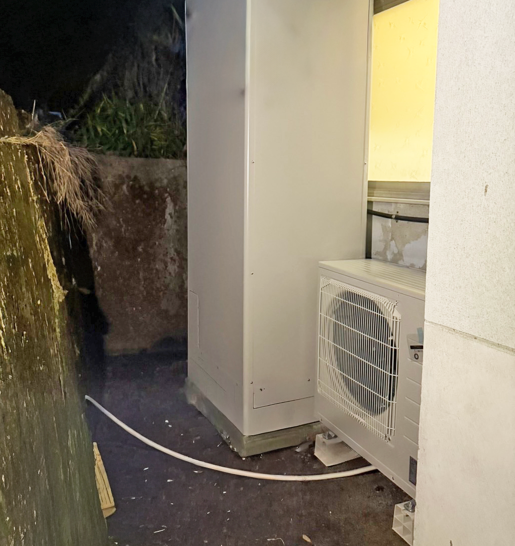 実績写真：三菱エコキュート入替　松山市K様邸