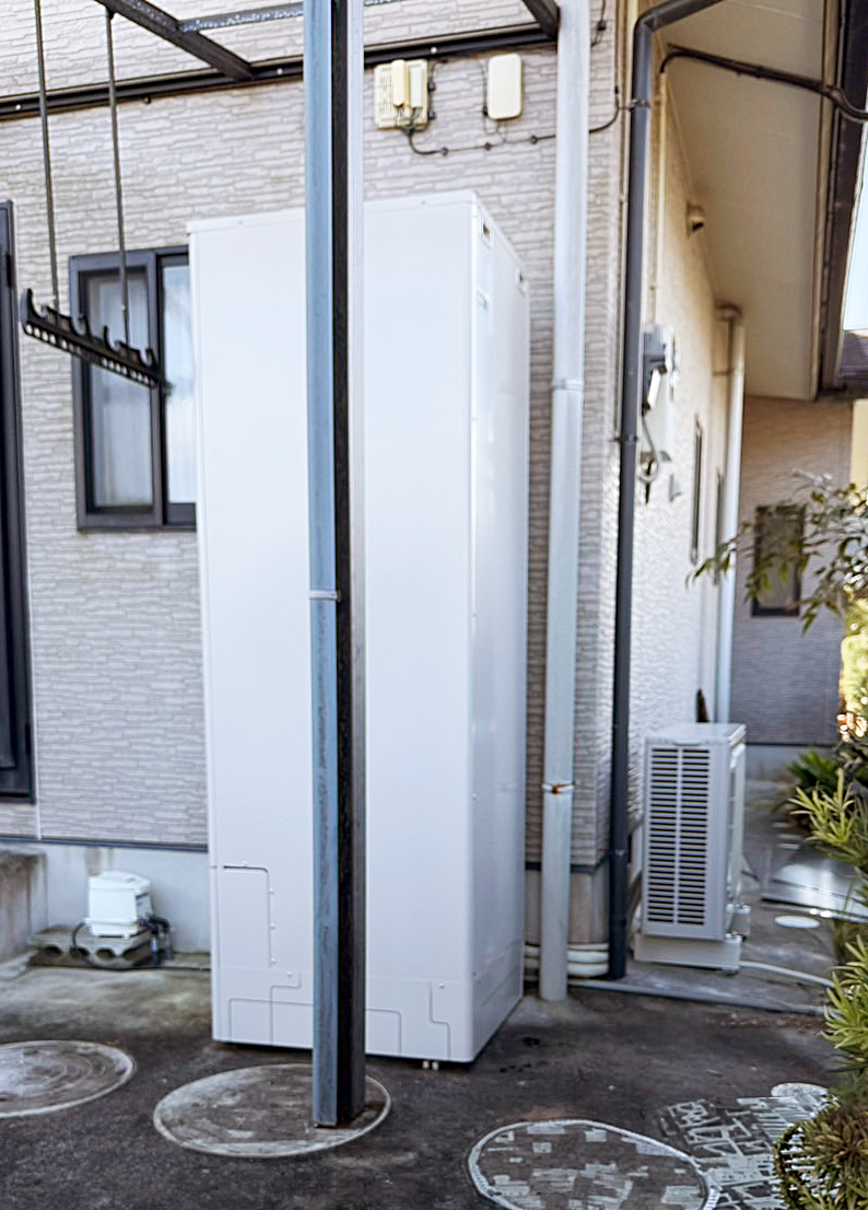 実績写真：三菱エコキュート入替　宇和島市M様邸