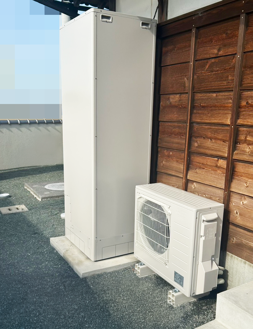 実績写真：三菱エコキュート入替　松前町S様邸